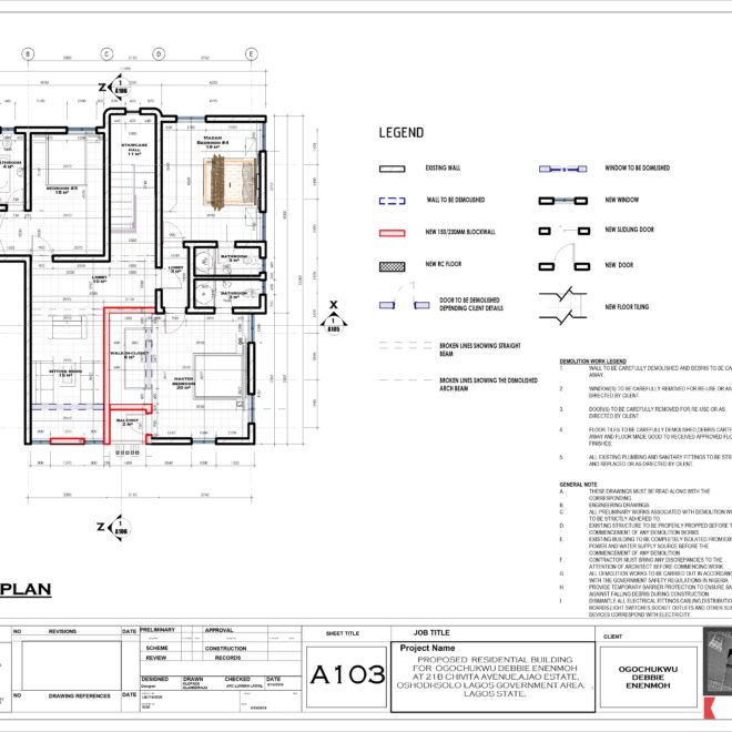 Interior sitting - Sheet - A103 - First Floor Plan